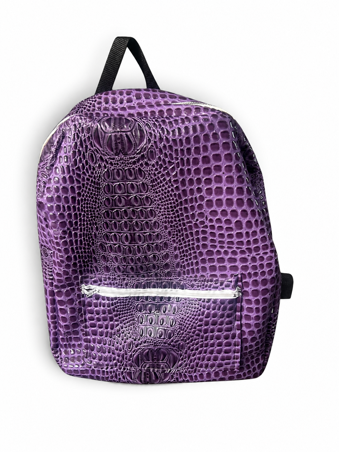Purple Croc Backpack
