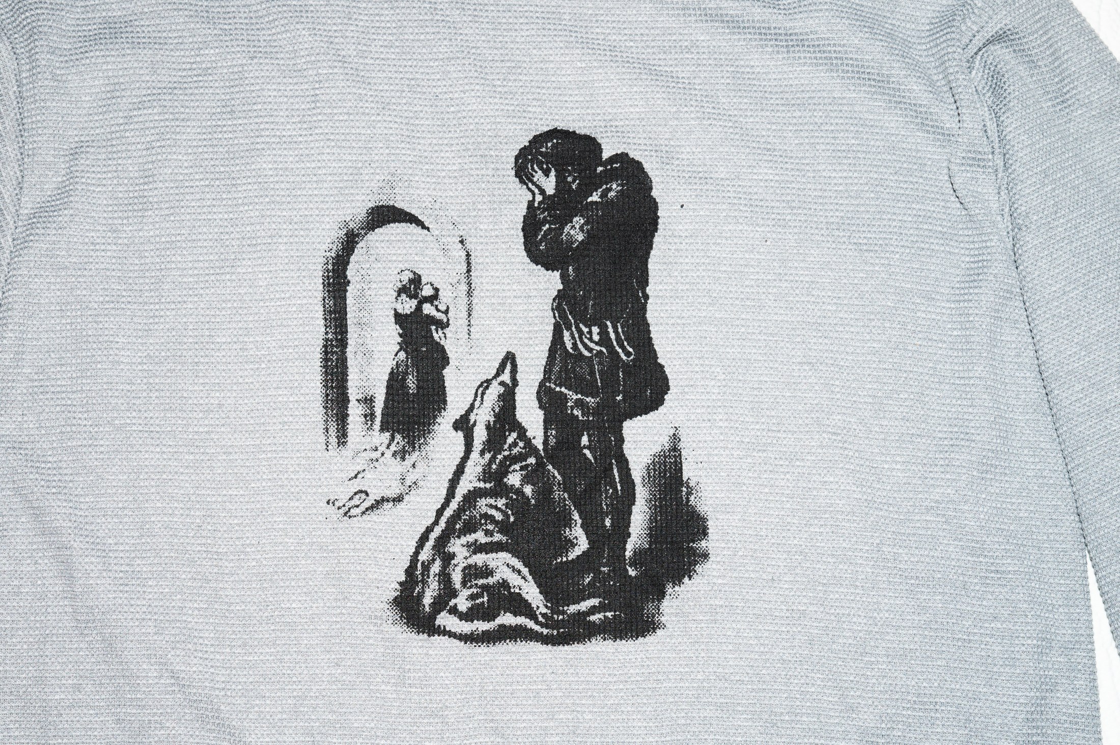 Llywelyn Thermal Gray print detail